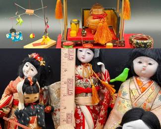 Japanese Ichimatsu dolls & More