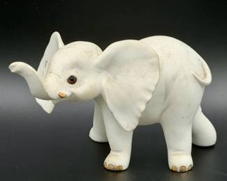 Vintage Porcelain Elephant By Maynard Anthony Freeman for the George Good co