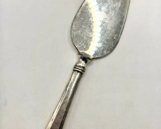 Sterling Silver Handle Cake Knife — Vintage