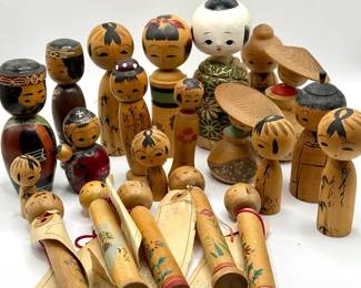 Kokeshi Dolls From Japan