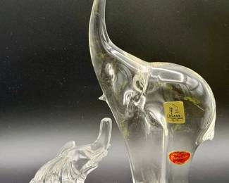 Murano & Kristalcolor Elephants