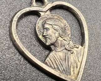 Sterling Silver Heart Pendant — Protestant Jewelry