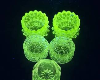 (6) Antique Salt Cellars/Salt Dips