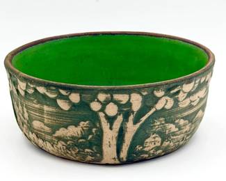 Robinson Ransbottom Pottery (RRPCO) "brushware" bowl