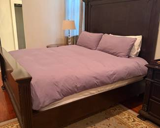 King bed frame and matteress with box springs