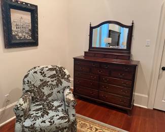 Large dresser with mirror