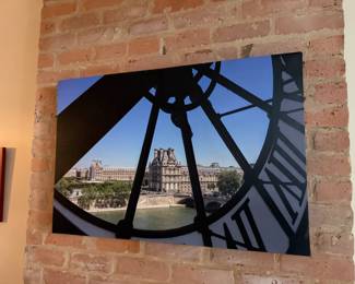 Original photo of Paris Louvre from Musee D'Orsay