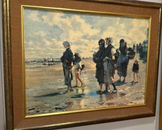 The Oyster Gatherers of Cancale by John Singer Sargent