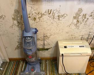 Hoover FloorMate Vacuum Cleaner and Fellows Paper Shredder 