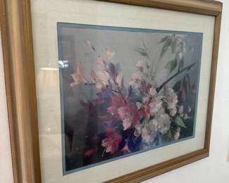 Framed Floral Print