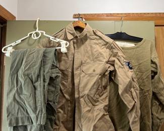 Korea Era Air Force Fatigues and Long Underwear 