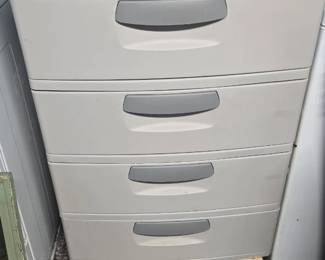 STERILITE 4DRAWER STORAGE UNIT