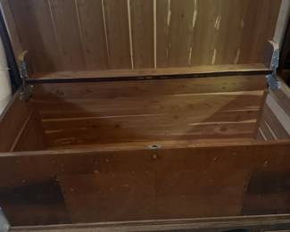 CEDAR CHEST OPEN
