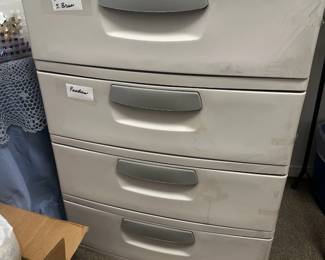 STERILITE 4 DRAWER STORAGE