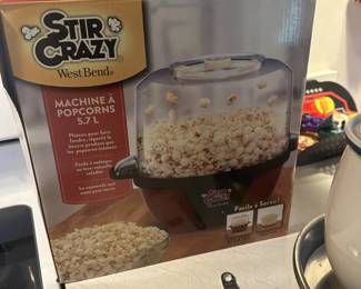 STIR CRAZY POPCORN POPPER