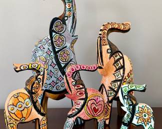 Whimsical Elephant Sculptures