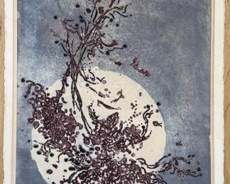 Yannick Ballif, Belgian/French - Etching and Aquatint on Paper "Au Clair De La Lune" Signed and Numbered 15/60