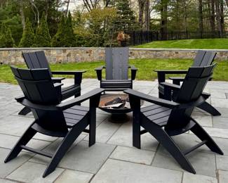 (5) Polywood Adirondack Chairs