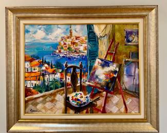 Original acrylic on canvas, signed by Michael Rosenvain (Ukraine)