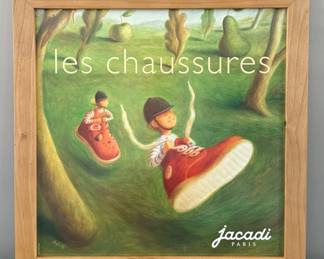 Les Chaussures Art Print for Jacadi Paris
