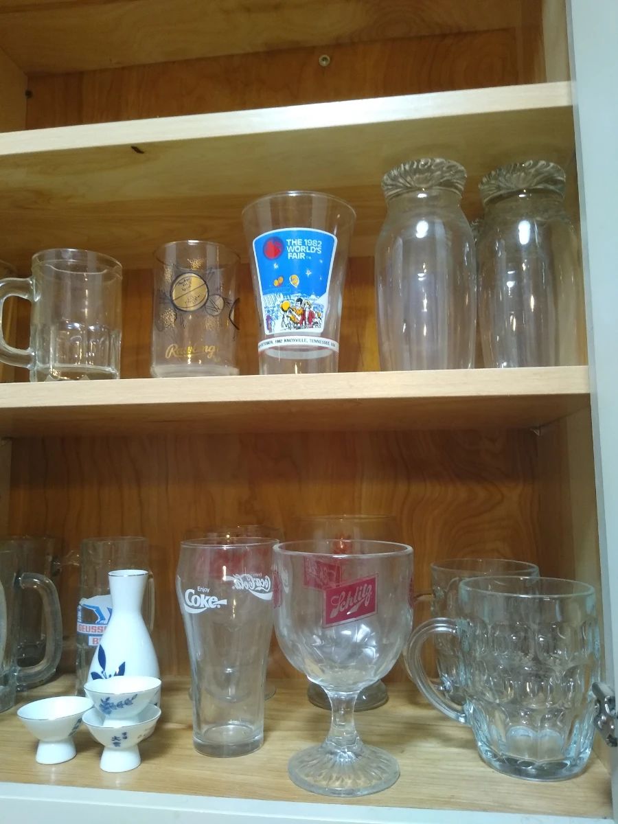 Vintage glassware
