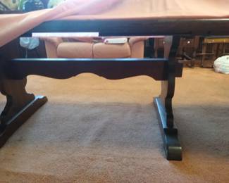 Ethan Allen trestle table and chairs 