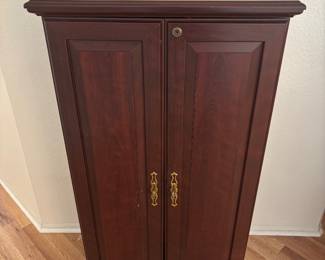 Book Cabinet with Lock, Both Sides Open & Display Additional Books