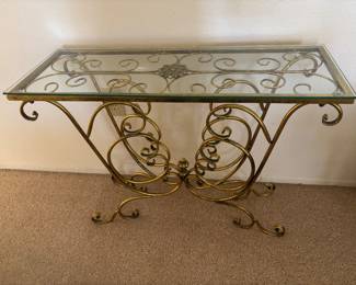 Console Table, "Hollywood Regency-Style", A Touch of Glitz...