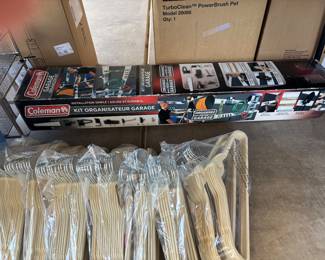 Coleman Garage Organizing Kit, Boxed + Hangers, Still Wrapped