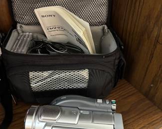 Sony Handycam in Case