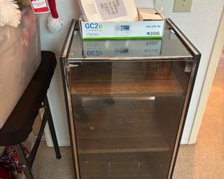 Vintage Stereo Cabinet on Wheels