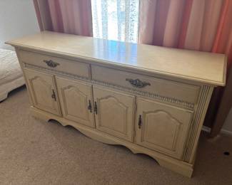  Buffet, 64" X 17" (All Pieces have Whitewashed Finish)