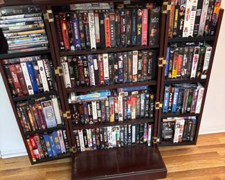 Book Case, Side Doors Close, Locking