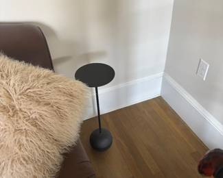 Black Metal Drinks Table