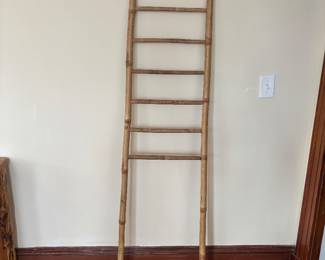 Brown Wood Indoor Hanging Ladder