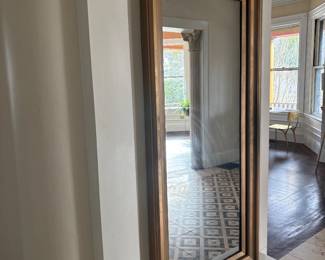 Gold Floor Length Mirror