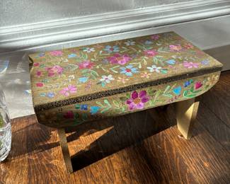 Multi-colored Wood Stool (Little Bench)