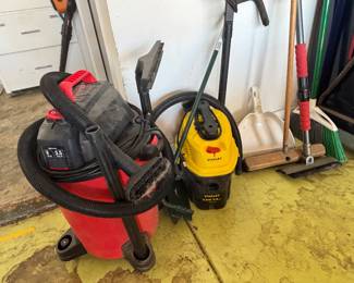 Craftsman Shop Vac + Stanley 3 Gal. Vac