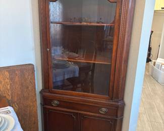 Corner Display & Storage Cabinet