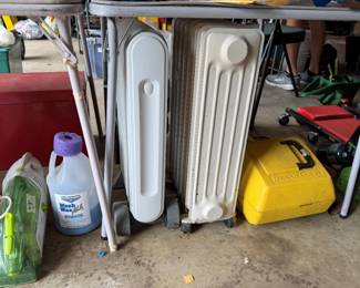 Heaters and chain saw