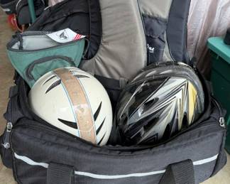 Kid life vest, helmets and bike accessories