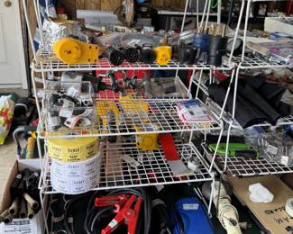 Jumper cables, electrical outlets