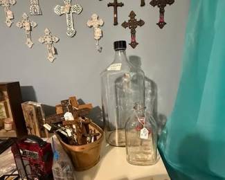 Bottles and Crosses