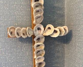 Original Oyster Shell Cross