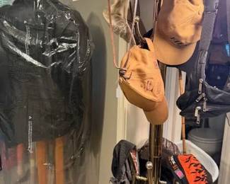 Hats and Harley Davidson Leather Jacket