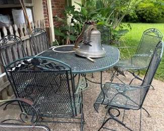 Wrought Iron Table and Chairs