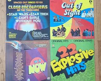 Compilation Vinyl Records (Lot of 4) - K-Tel Records
