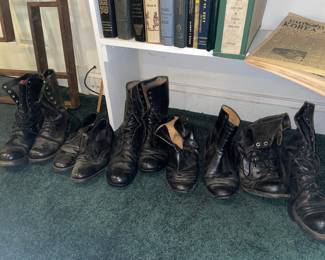 Vintage Military Combat Boots
