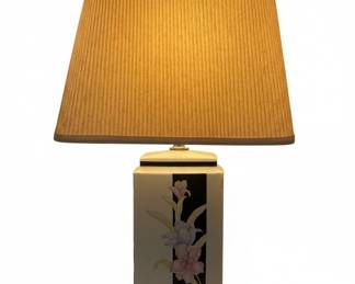 Vintage Floral Ceramic Table Lamp