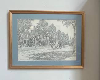 Martin Baird "Williamsburg, Duke of Gloucester St." Print